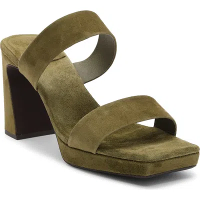 Jeffrey Campbell Danity Platform Slide Sandal In Green
