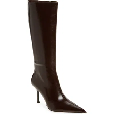 Jeffrey Campbell Darling Pointed Toe Boot In Brown