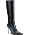 Jeffrey Campbell Darlings Pointed Toe Knee High Boot In Black