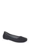 Jeffrey Campbell Day Off Flat In Black Matte