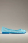 Jeffrey Campbell Day Off Jelly Ballet Flats In Blue