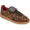 Jeffrey Campbell Dillan Genuine Calf Hair Sneaker In Brown Black Cheetah