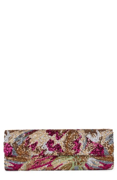 Jeffrey Campbell Disco Sequin Clutch In Multi