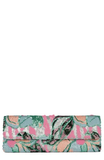 Jeffrey Campbell Disco Sequin Clutch In Multi