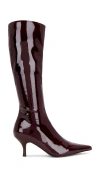 Jeffrey Campbell Pushover Pointed Toe Over The Knee Boot In Wine