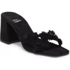 Jeffrey Campbell Ditzy Sandal In Black Suede