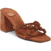 Jeffrey Campbell Ditzy Sandal In Dark Natural Suede