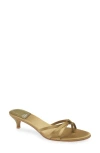 Jeffrey Campbell Doretta Kitten Heel Flip Flop In Green