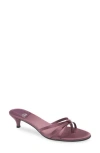 Jeffrey Campbell Doretta Kitten Heel Flip Flop In Purple