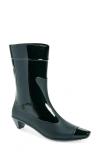 Jeffrey Campbell Drench Cap Toe Boot In Black Combo