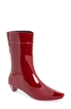 Jeffrey Campbell Drench Cap Toe Boot In Red Combo