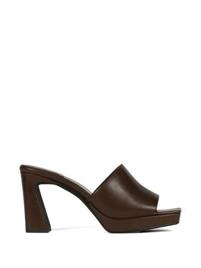 Jeffrey Campbell Dress-code Platform Sandals In Brown