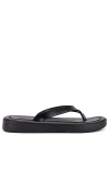 Jeffrey Campbell Elemental Sandal In Black Velvet