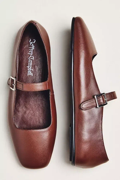 Jeffrey Campbell Elise Mary Janes In Brown