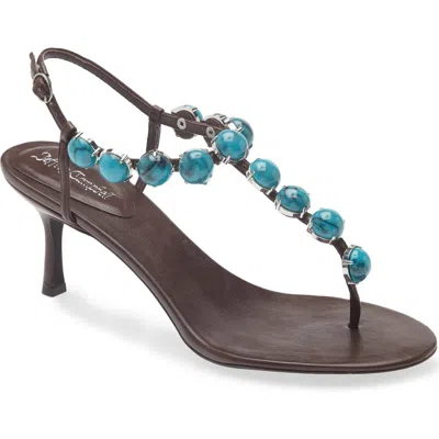 Jeffrey Campbell Embellished Sandal In Blue