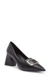 Jeffrey Campbell Emphasis Pointed Toe Pump In Black Silver