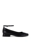 Jeffrey Campbell Woman Ballet Flats Black Size 7 Leather In Black