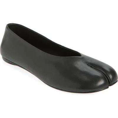 Jeffrey Campbell Equina Split Toe Ballet Flats In Black