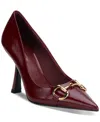 Jeffrey Campbell Estella-cb Pointed-toe Pumps In Cherry Red Cinkle Patent,gold