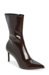 Jeffrey Campbell Everynight Pointed Toe Bootie In Brown