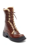 Jeffrey Campbell Explored Lace-up Boot In Brown