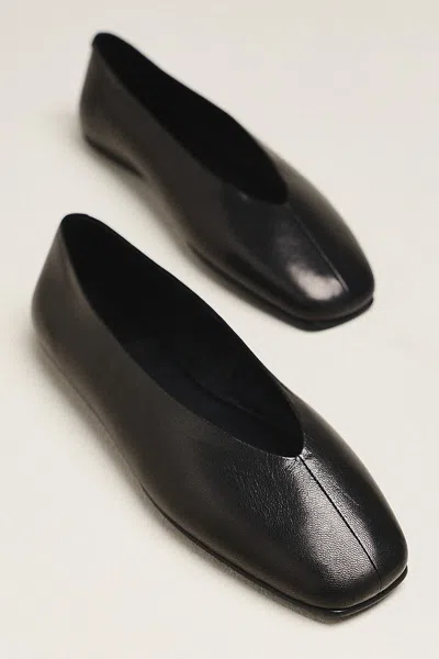Jeffrey Campbell Fathom Ballet Flats In Black