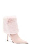 Jeffrey Campbell Fennec Faux Fur Cuff Bootie In Multi