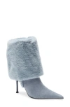 Jeffrey Campbell Fennec Faux Fur Cuff Bootie In Multi