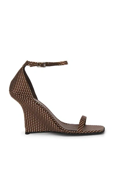 Jeffrey Campbell Fermi Sandal In Brown