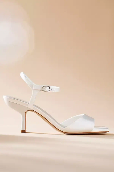 Jeffrey Campbell Fiora Satin Square-toe Heels