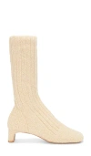 Jeffrey Campbell Fitted Boots In Buff