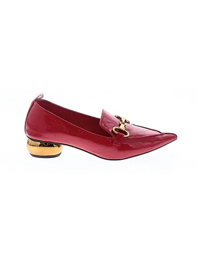 Pre-owned Jeffrey Campbell Flats In Red