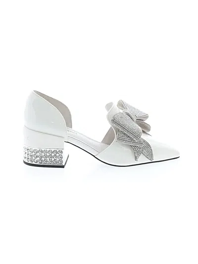 Pre-owned Jeffrey Campbell Flats In White