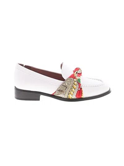 Pre-owned Jeffrey Campbell Flats In White