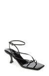Jeffrey Campbell Fluxx Sandal In Black Patent
