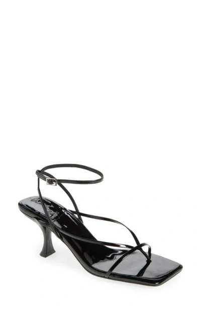 Jeffrey Campbell Fluxx Sandal In Black Patent