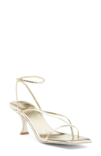 Jeffrey Campbell Fluxx Sandal In Gold