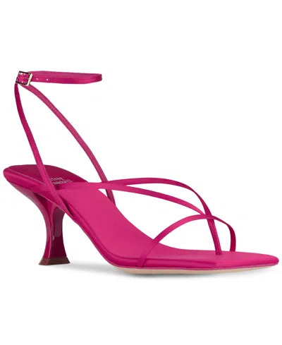 Jeffrey Campbell Fluxx Strappy Dress Sandals In Fuschia Satin
