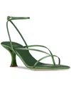 Jeffrey Campbell Fluxx Sandal In Green Satin