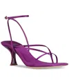Jeffrey Campbell Fluxx Strappy Dress Sandals In Purple Satin