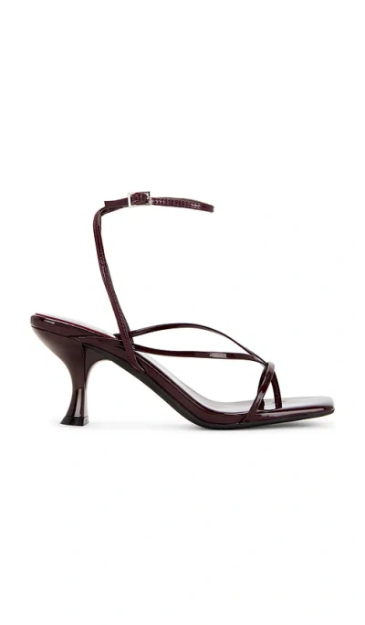 Jeffrey Campbell Fluxx Sandal In Wine Patent