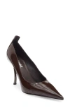 Jeffrey Campbell Freak Out Pointed Toe Pump In Brown
