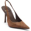 Jeffrey Campbell Fusion Slingback Pump In Brown