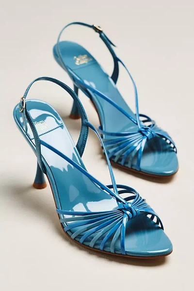 Jeffrey Campbell Galaxia Slingback Heels In Blue