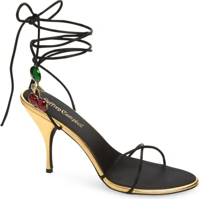 Jeffrey Campbell Georja Ankle Strap Sandal In Black