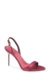 Jeffrey Campbell Go-getter Sandal In Fuchsia Satin
