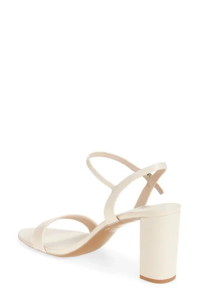 Jeffrey Campbell Go-there Block Heel Sandal In White