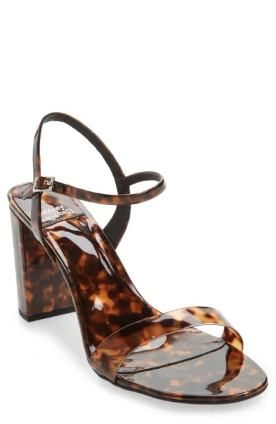 Jeffrey Campbell Go-there Block Heel Sandal In Tortoise