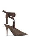 Jeffrey Campbell Grateau Mules In Brown
