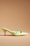 Jeffrey Campbell Gratis Mule Heels In Green